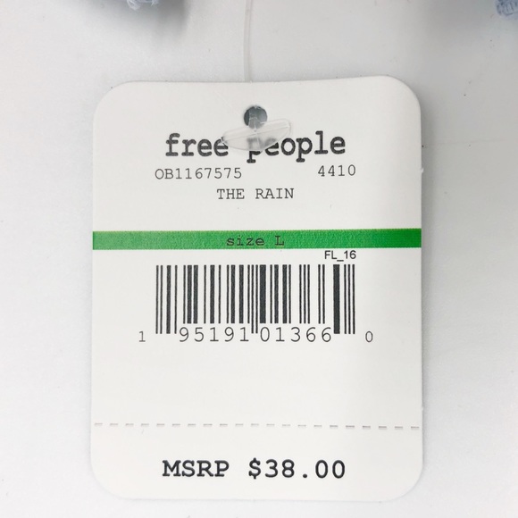 Free People Sierra Bandeau Bra Blue Rain - Picture 10 of 12